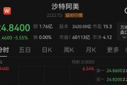 中東股市大跌，沙特阿美暴跌900億美元！